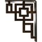 Ekena Millwork Eris Wrought Iron Bracket, (Triple center brace), Antiqued Brass 2"W x 5 1/2"D x 8"H BKTM02X05X08TERABS - alternate 5